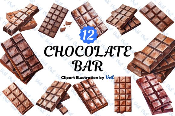 Download Chocolate Bar Clipart Bundle - Bar Collection