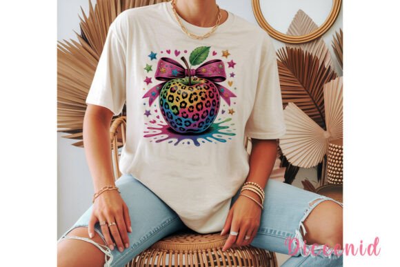 Download Vibrant Leopard Apple PNG Design - Sign Collection