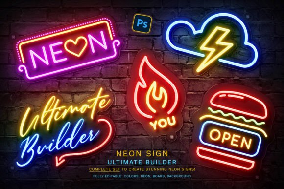 Download Neon Sign Ultimate Builder - Sign Collection