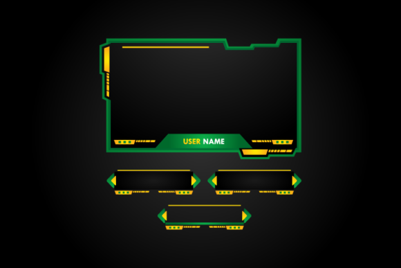 Download Green Gaming Panel Set Design Concept - Sign Collection