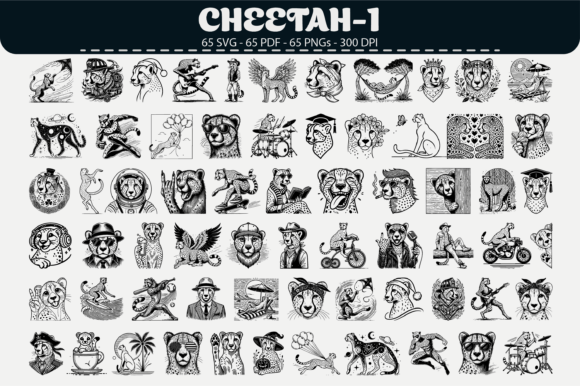 Download Cheetah Vector Clipart – 65 Designs - Sign Collection