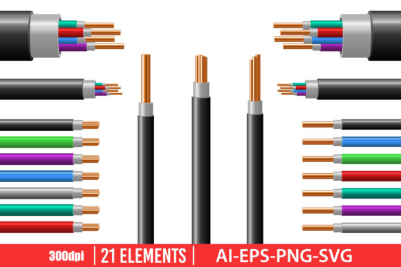 Download Copper Wire Clipart Vector Design - Sign Collection