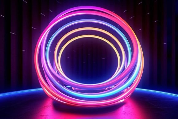 Download Vibrant Design Neon Effects Synthwave - Sign Collection
