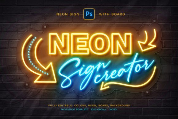Download Neon Sign Board - Sign Collection