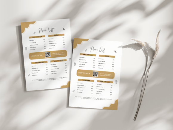 Download Price List Template and Scan to Pay Sign - Sign Collection