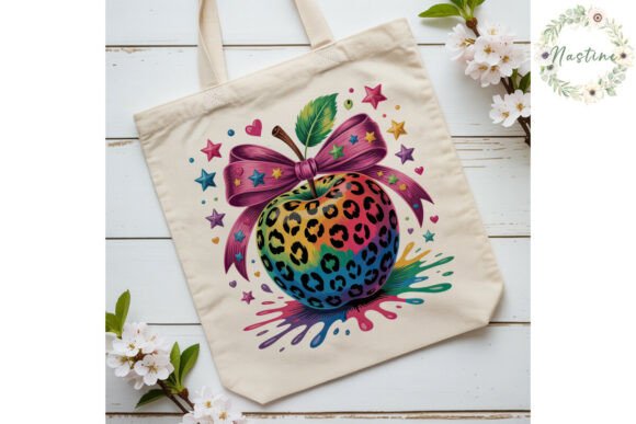 Download Vibrant Leopard Apple PNG Design - Sign Collection