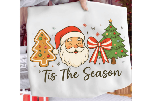 Download Tis the Season Leopard Santa PNG Design - Sign Collection