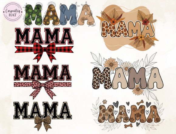 Download Mama PNG Bundle Leopard Mama Design - Sign Collection