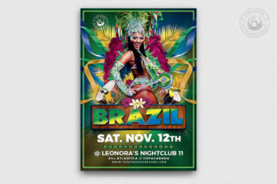 Download Brazilian Show Flyer Template - Premium Resources